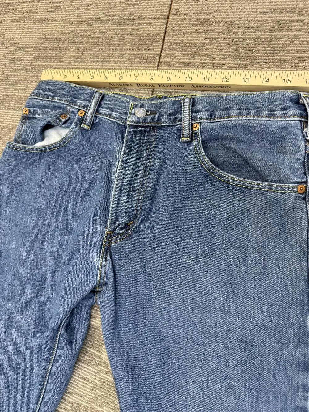 Levis 517 Jeans Mens 34x34 Blue Denim Bootcut Classic Fit Vintage Style 517 Tag